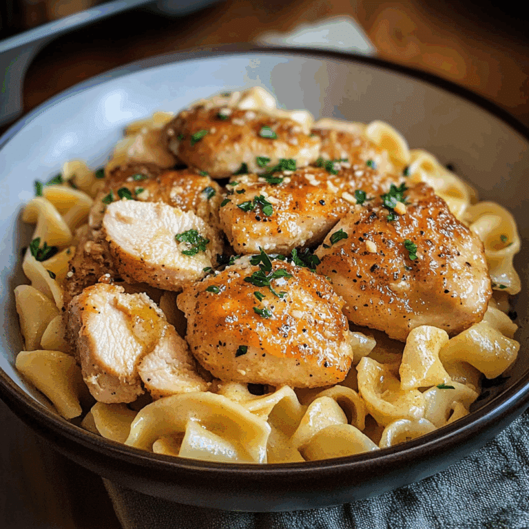Classic Chicken with Buttered Noodles Recipe