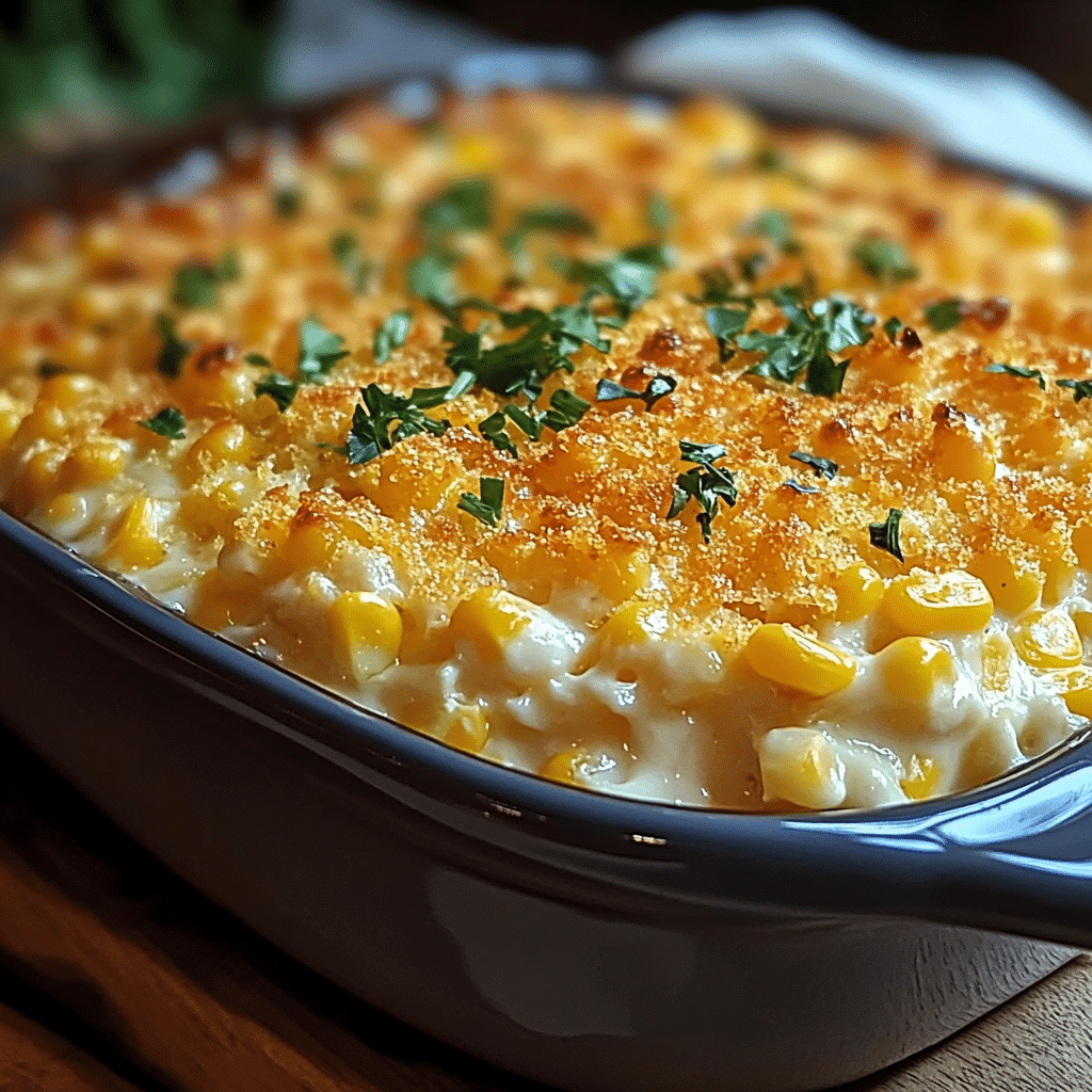 Classic Cream Cheese Corn Casserole