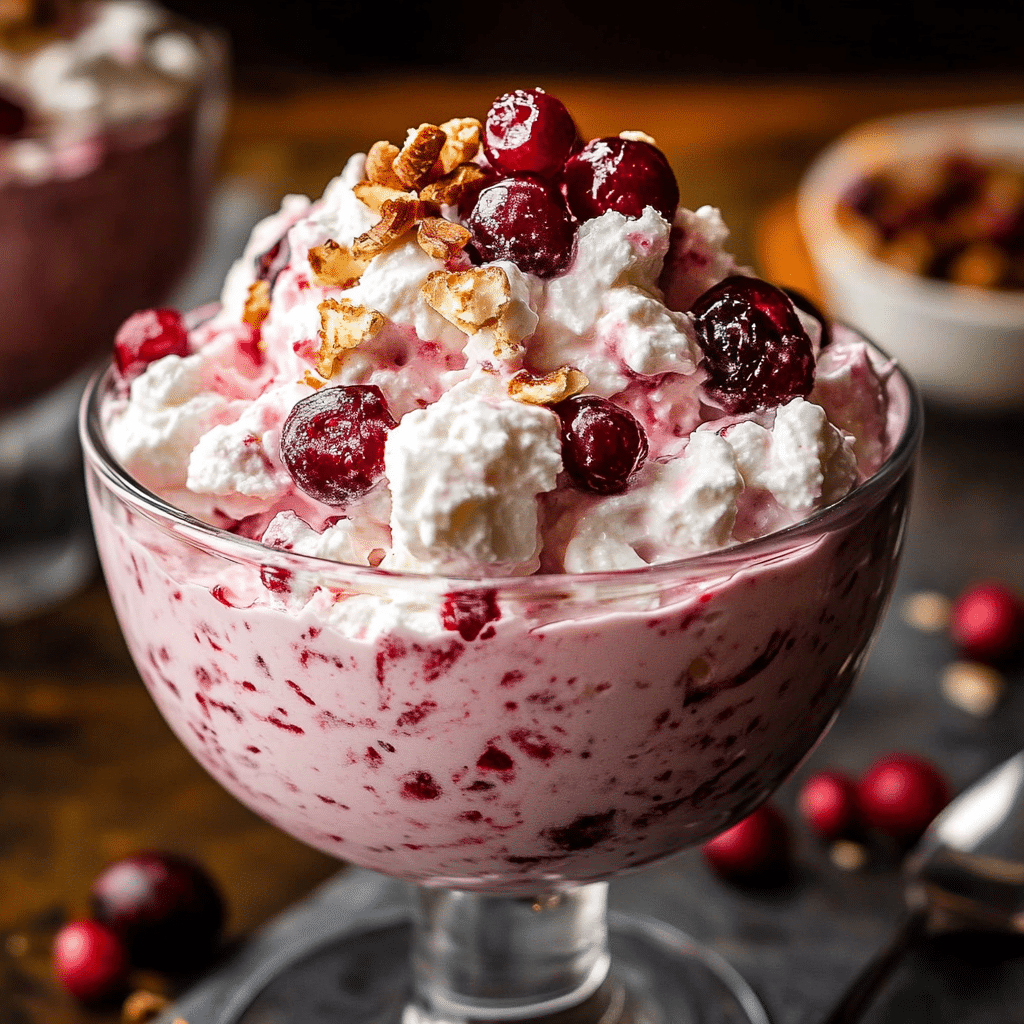 Easy Cranberry Fluff Salad Recipe