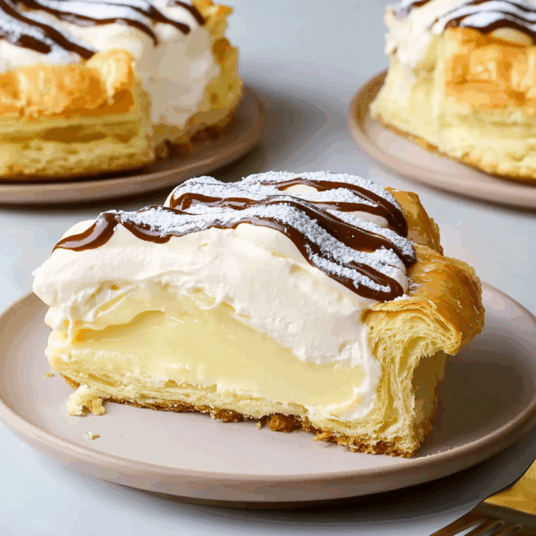 Easy Cream Puff Cake Recipe