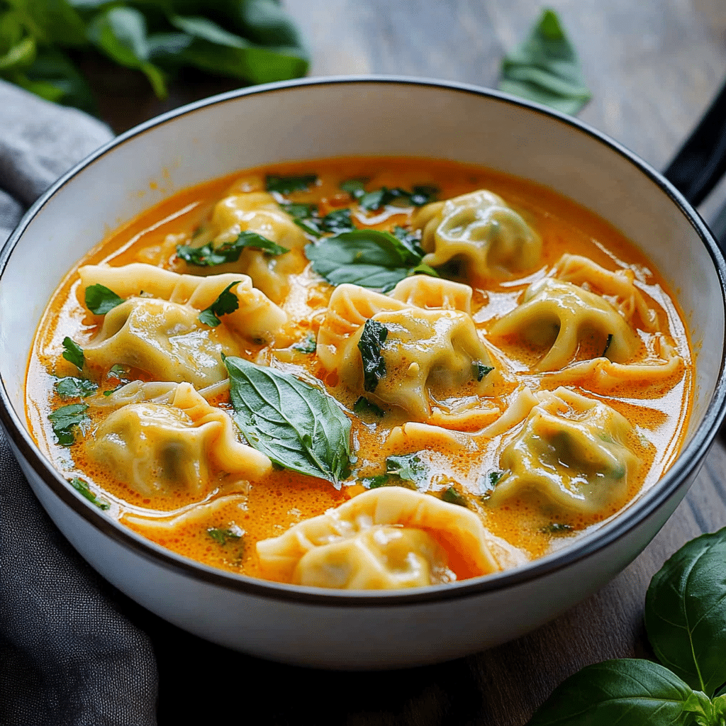 Easy Thai Red Curry Dumpling Soup Recipe