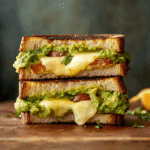Guacamole Grilled Cheese Sandwich