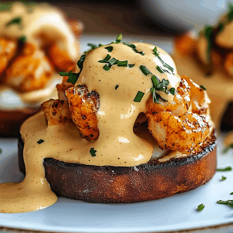 Bay Lobster Eggs Benedict with Cajun Hollandaise