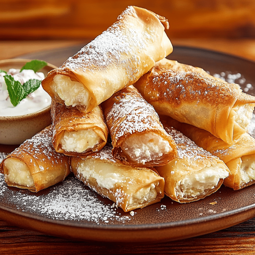 Cheesecake Egg Rolls