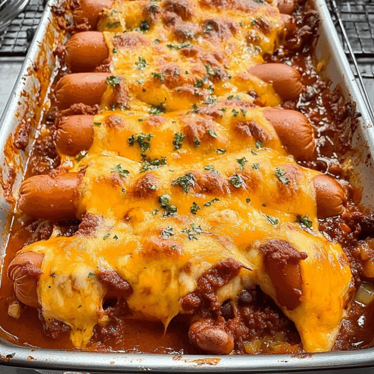 Chili Cheese Dog Casserole Recipe