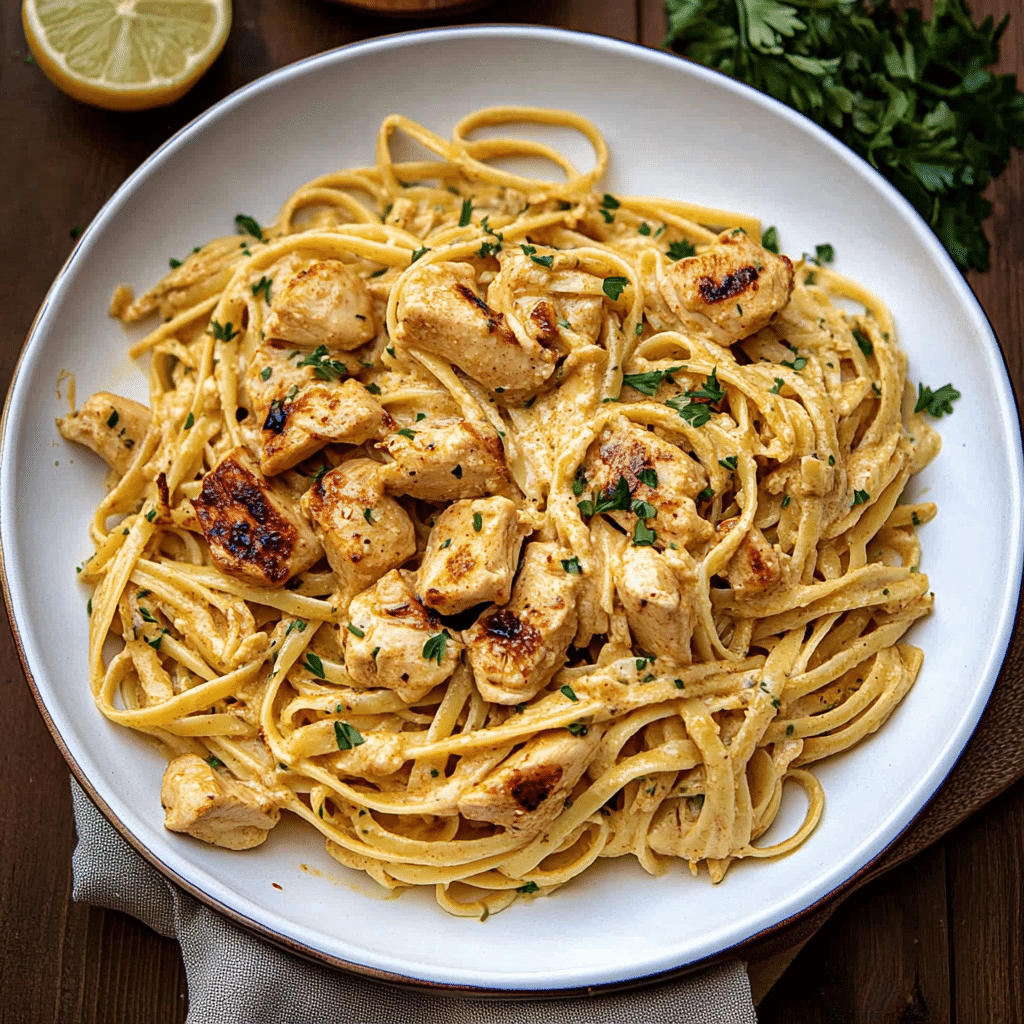 Cowboy Butter Chicken Linguine Recipe