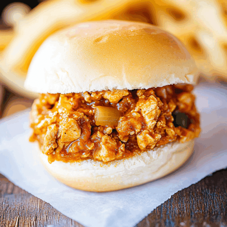 Delicious Cajun Chicken Sloppy Joes Recipe