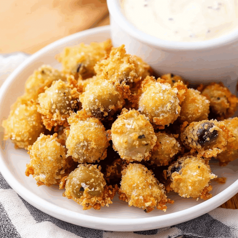 Delicious Fried Olives with Garlic Aioli