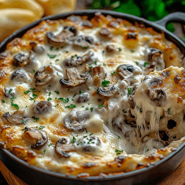 Delicious Stuffed Mushroom Dip Recipe