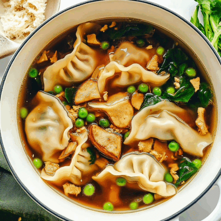 Easy and Delicious Potsticker Soup Recipe