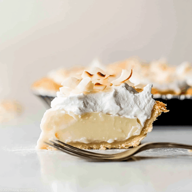 Easy Coconut Cream Pie Recipe