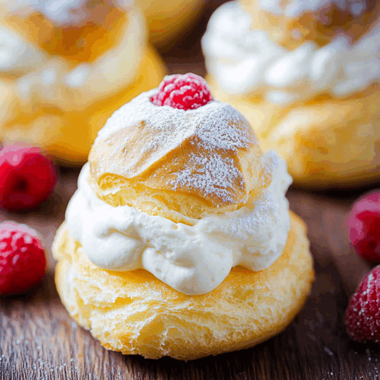 Easy Homemade Cream Puffs