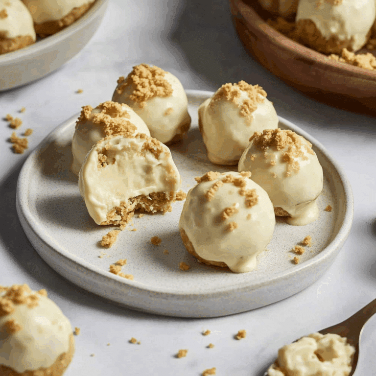 Easy No-Bake Pumpkin Cheesecake Balls Recipe