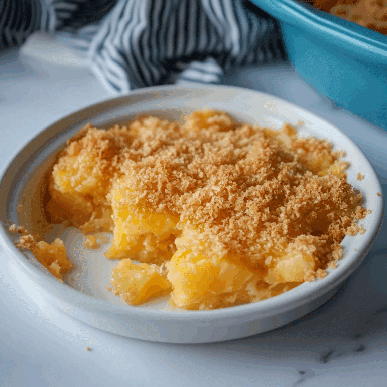 Easy Pineapple Casserole Recipe