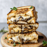 Garlic Mushroom Grilled Cheese