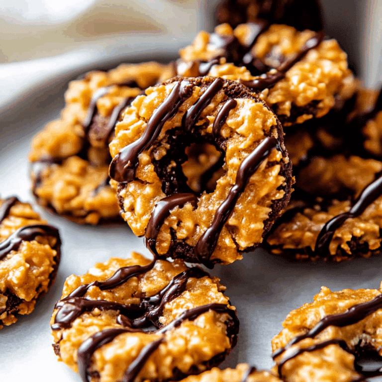 Homemade Samoas Cookies