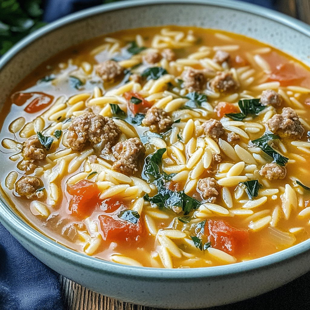 Marry Me Sausage Orzo Soup Recipe