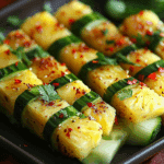 Refreshing Chili-Lime Pineapple Cucumber Sticks