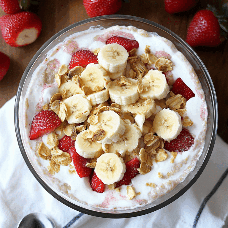 Strawberry Banana Pudding