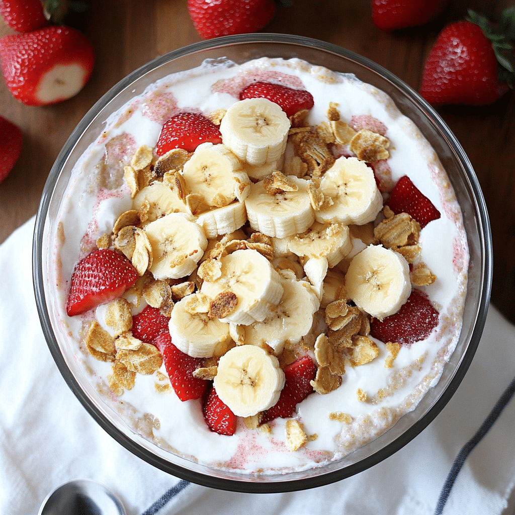Strawberry Banana Pudding