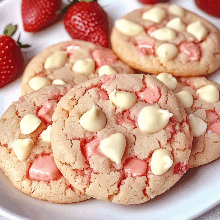 Strawberry White Chocolate Cake Mix Cookies Recipe