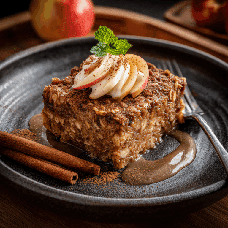 Apple Cinnamon Baked Oatmeal
