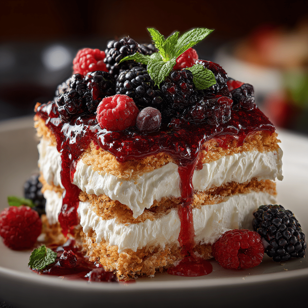 Berry Icebox Cake