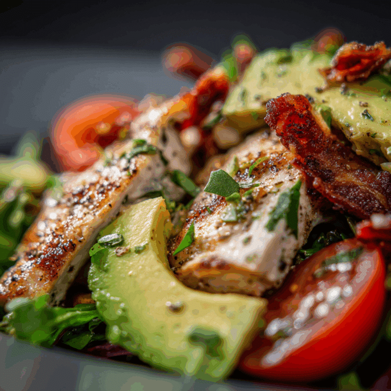 BLT Chicken Salad with Avocado