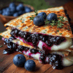 Blueberry Breakfast Quesadilla