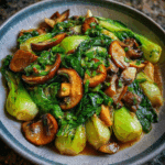Bok Choy & Mushroom Stir-Fry