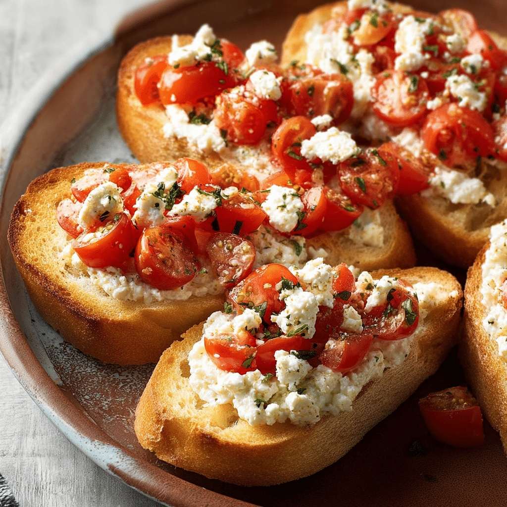 Bruschetta Dip with Whipped Feta
