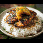 Hawaiian Chicken & Coconut Rice