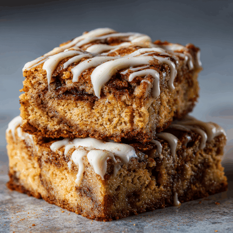 Paleo Cinnamon Roll Blondies