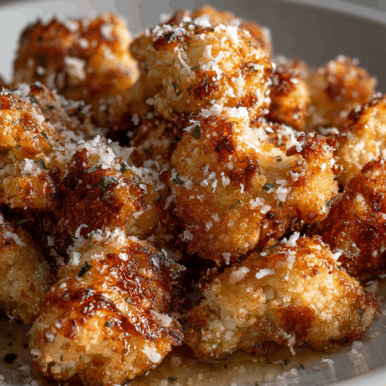Parmesan Cauliflower Bites