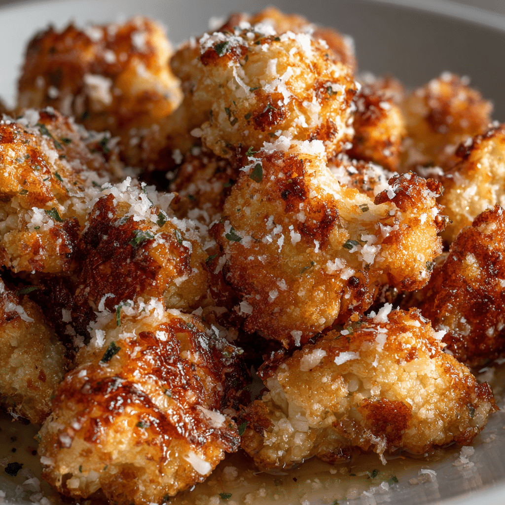 Parmesan Cauliflower Bites