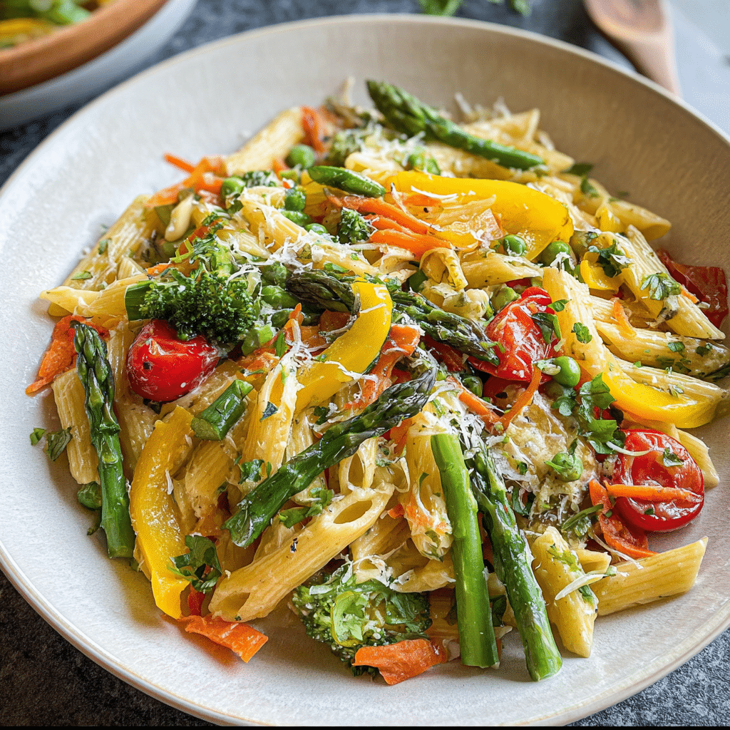 Pasta Primavera with Fresh Veggies