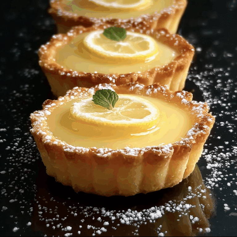 Baby Lemon Impossible Pies
