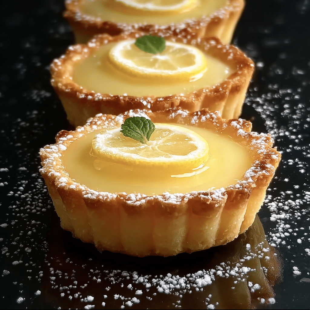 Baby Lemon Impossible Pies