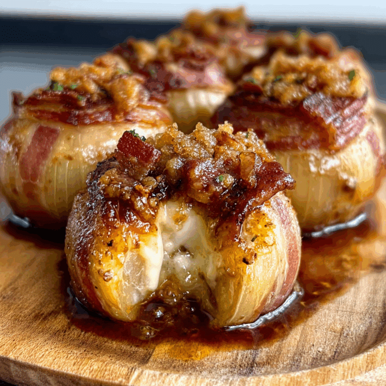 Bacon Cheddar Onion Bombs