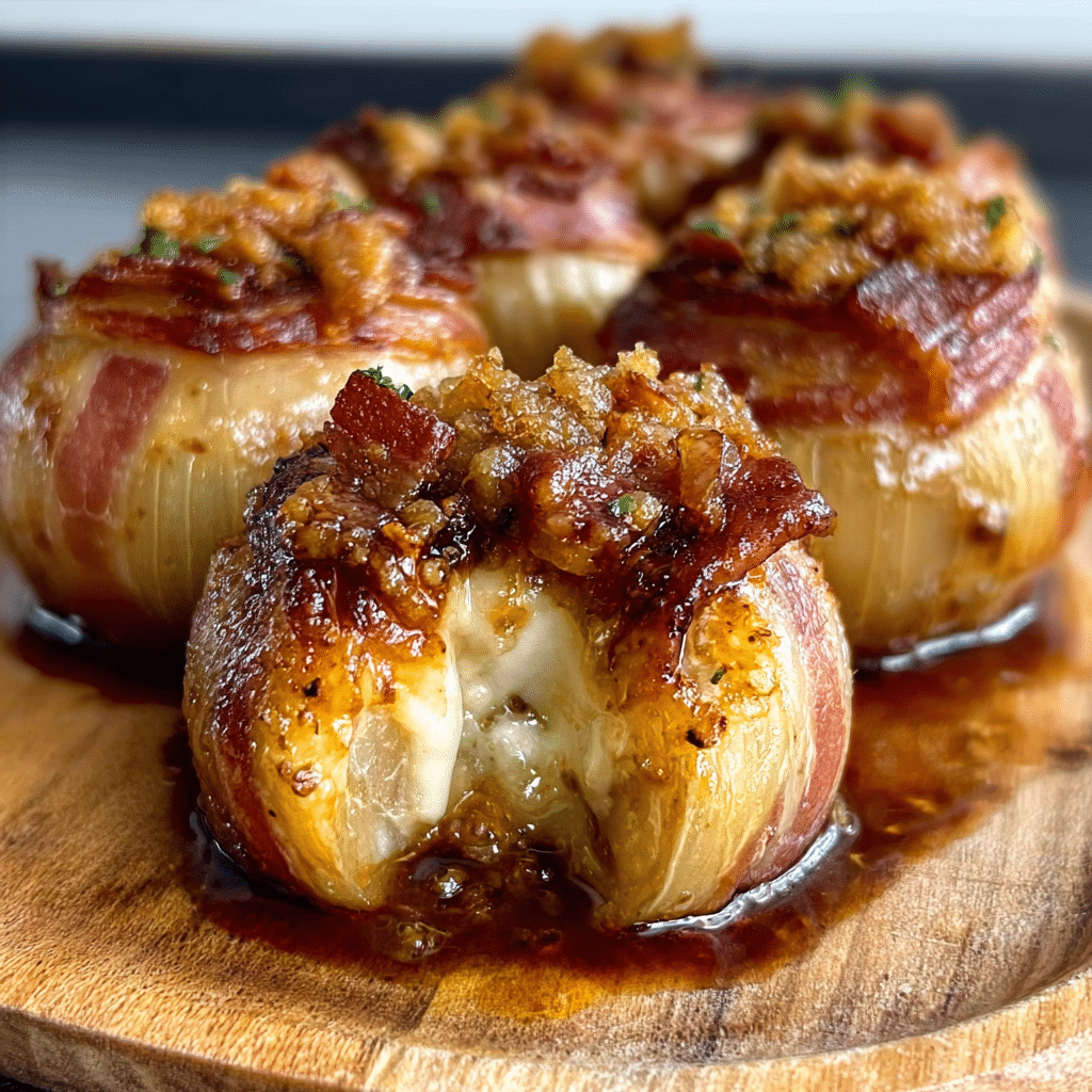 Bacon Cheddar Onion Bombs