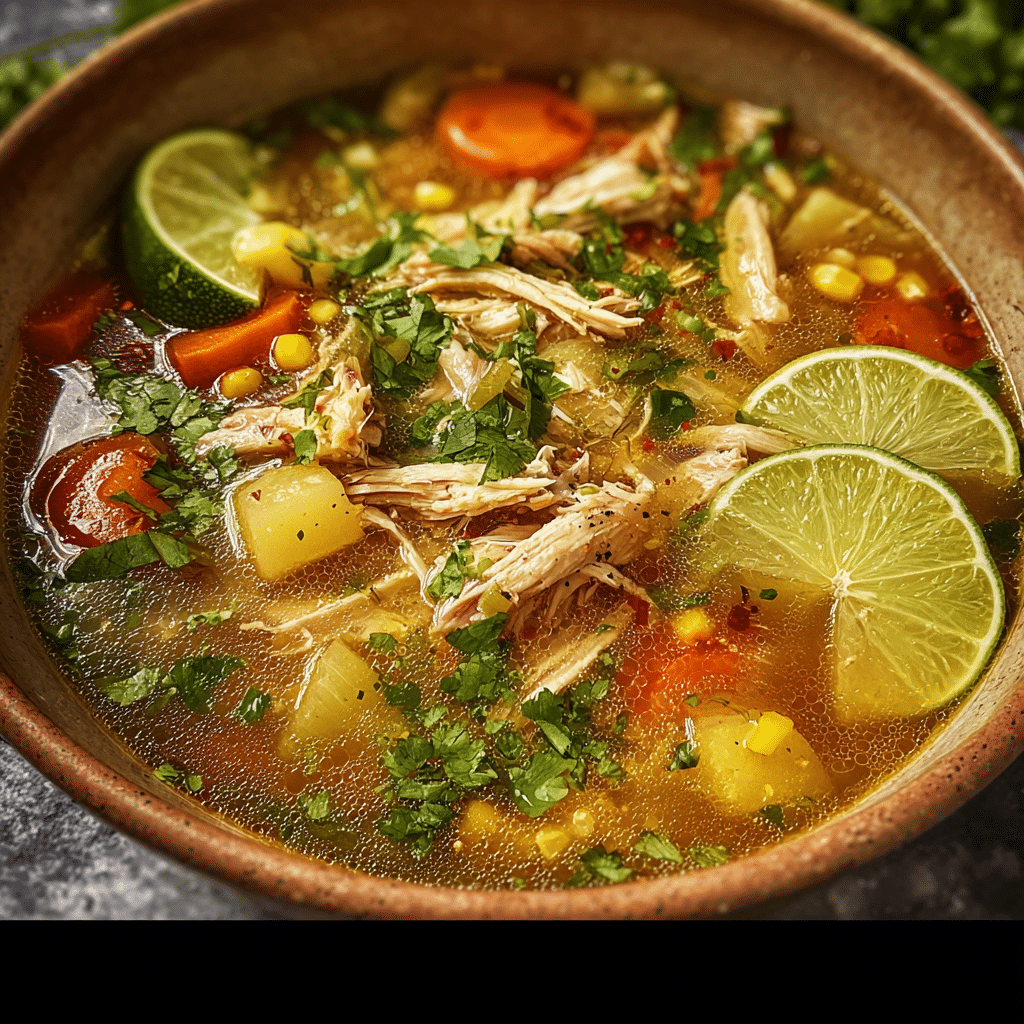 Caldo De Pollo Mexican Chicken Soup