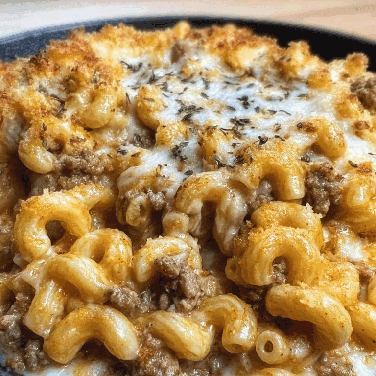Cheese Steak Homemade Hamburger Helper
