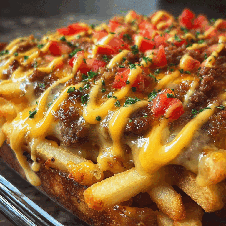 Cheeseburger French Fry Casserole