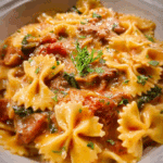 Crock Pot Bowtie Casserole