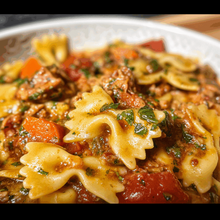 Crockpot Bowtie Casserole