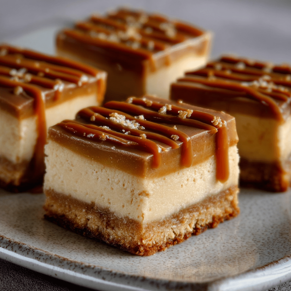 Dulce de Leche Cheesecake Bars