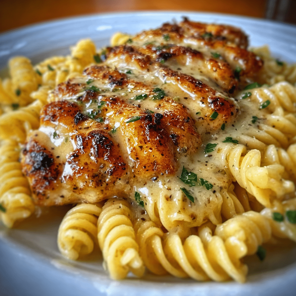 Garlic Butter Chicken and Rotini