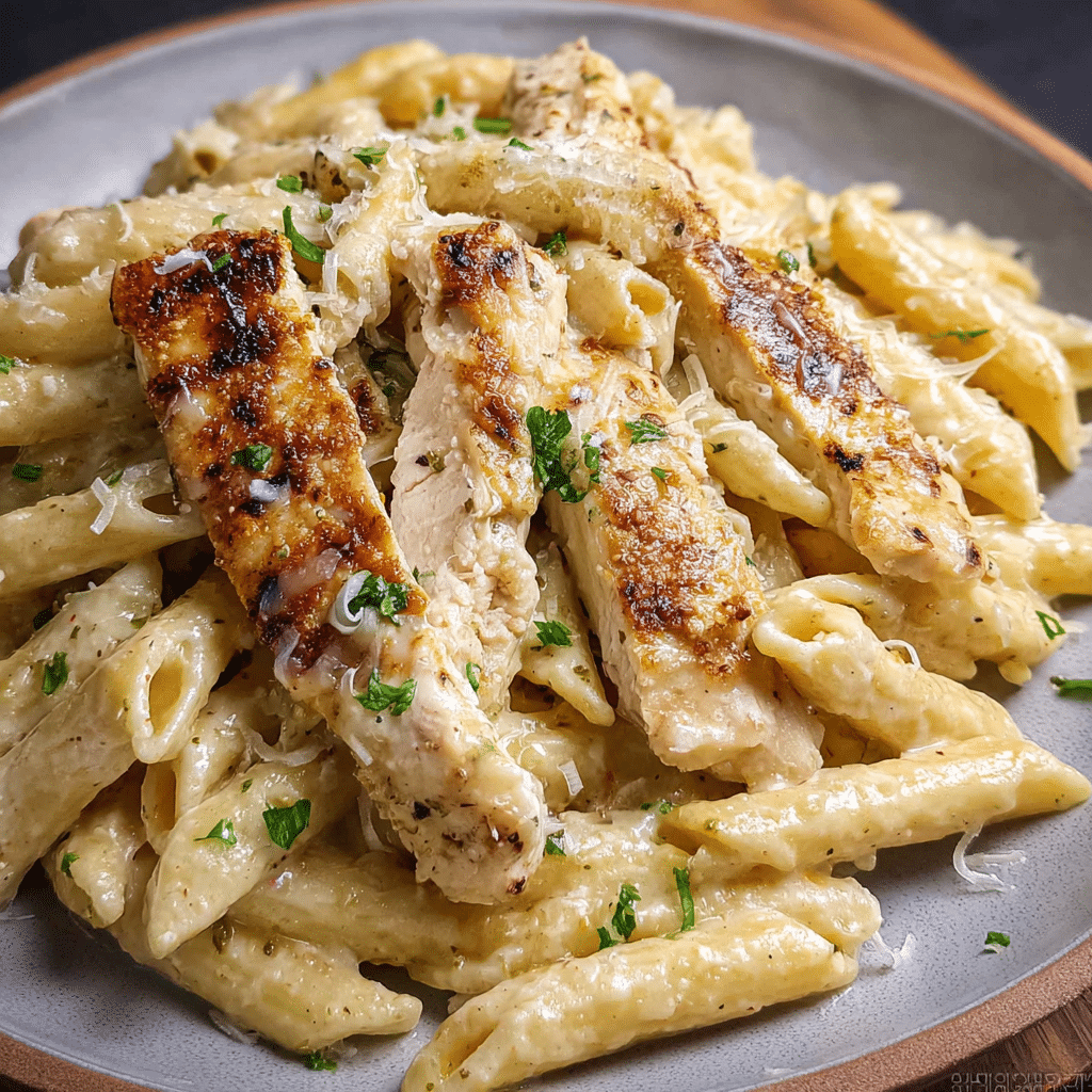 Garlic Parmesan Chicken Penne