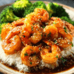 Honey Garlic Shrimp Stirfry