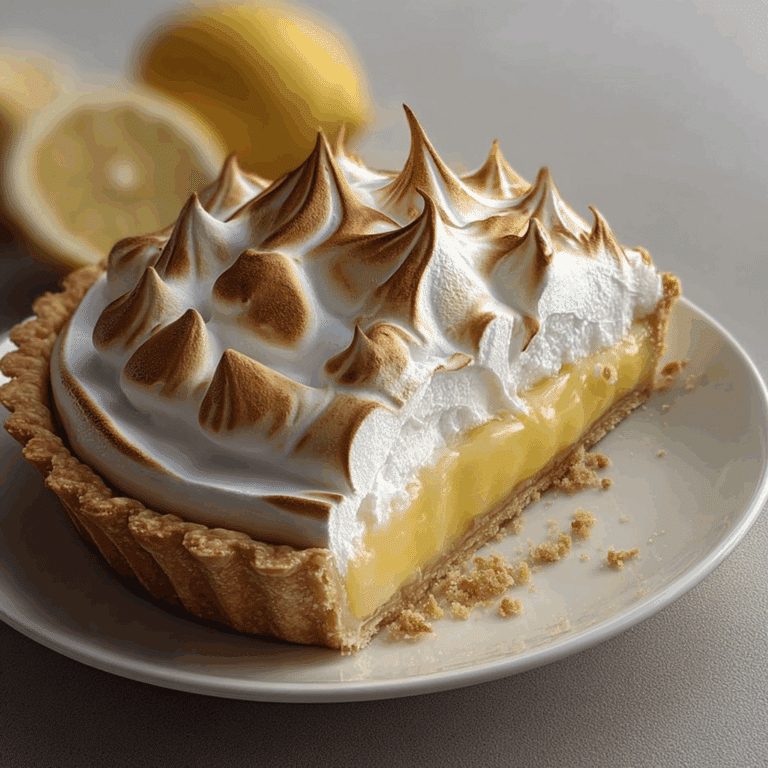 Lemon Meringue Island Pie